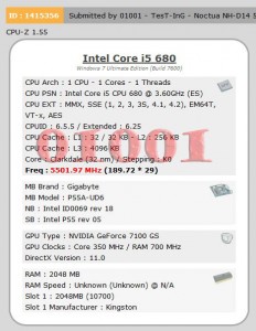 overclock cpu a 5502MHz